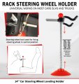 Steering Wheel Holder Stand Tool For Alignment Adjustable Lift Rack Trucks Buses Vans