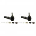 A-partrix 2pcs Outer Steering Rod End Tie Track Tierod Fits Oldsmobile Aurora 1997-2003 Pontiac Bonneville 2000-2005 Buick 