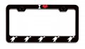 I Love Vultures Logo Black Metal License Plate Frame Tag Holder B87 