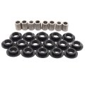 Pack Of 4 Front Rear Left Right Upper Lower Shock Absorber Bushing Pin Kit For Arctic Cat 300 400 454 500 650 4x4 Snowmobile 