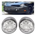 Hecasa Pair Headlights For 2003-2005d Thunderbird Replacement For 5w6z13008a 5w6z13008b Fo2502208 Fo2503208 Headlamps Clear 