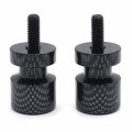 Xkh Replacement Of Carbon Flat Swingarm Spools No Logo 8mm Thread For Suzuki Gsxr 1000 2001-2012 Sv650 1999-2009 Tr 1998-2003