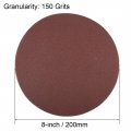 Uxcell 8 Hook And Loop Sanding Discs 150 Grit Aluminum Oxide Sandpaper For Random Orbit Sander Wood Metal Dry Polishing 15pcs