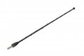 Antennamastsrus 9 Inch Black Short Antenna Is For Indian Chieftain 2014-2021 Spiral Wind Noise Cancellation Spring Steel 
