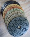 Polishing Abrasive Tools Mart 7in Diamond Sanding Disc Pad 2 Pieces Grit 800 1500 X 1 Travertine Concrete Lapidary Repair 
