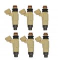 Set Of 6 Flow Matched Fuel Injectors Cdh240 For Yamaha F200 F225 69j-13761-00-00 High Performance 