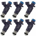 Ocpty 10 Holes 6pcs Replacement Fuel Injectors Compatible For 2003-2004 Infiniti Fx35 G35 Nissan 350z Pathfinder Fj834