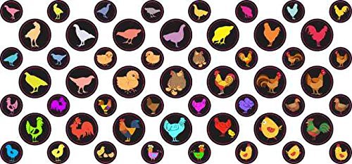 Stickertalk Chicken Camera Dots Webcam Covers 1 Sheet Of 32 Stickers At 0 25 Inches Diameter 21 375