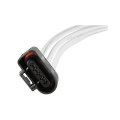 Multi Purpose Wire Connector For Chevy Impala 2014 Male 18 Gauge Insulated Coating Pressure Contact Black 
