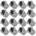 Caltric Front And Rear Wheel Nut For Honda Atv 90314-hn2-003 90314hn2003 Qty 16 
