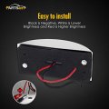 Partsam 4x Red Sealed Chrome Armored Led Trailer Clearance And Side Marker Light 12