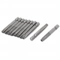 Uxcell A16010600ux0534 1 4 Hex Shank T30 Security 5 Point Star Screwdriver Bits
