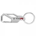 Ipick Image Compatible With Honda Civic Type-r Silver Carabiner-style Snap Hook Metal Key Chain
