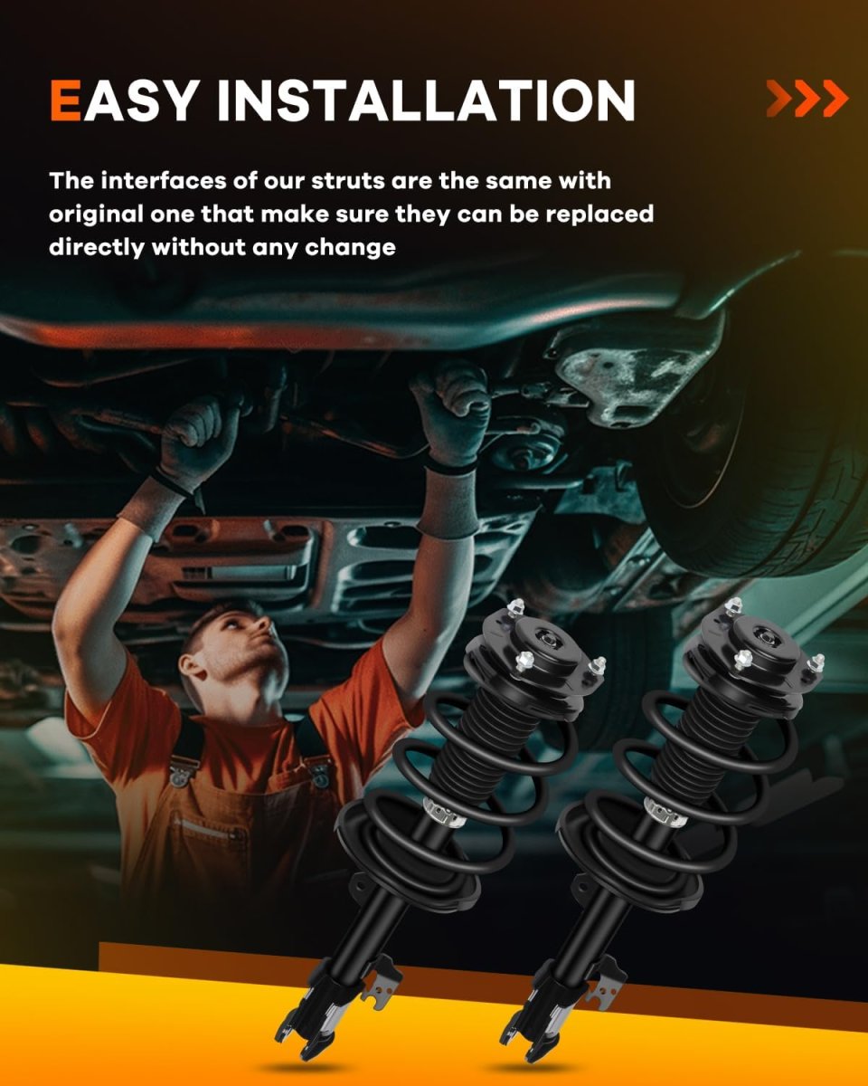 Spring Strut Assembly Complete Struts Shocks Fits For 2008-2013 Toyota Highlander