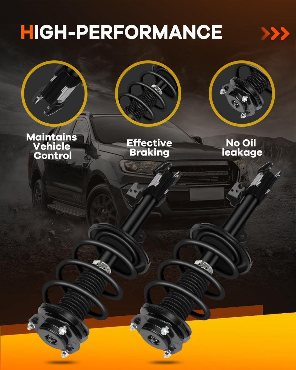 Spring Strut Assembly Complete Struts Shocks Fits For 2008-2013 Toyota Highlander