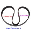 Outboard Engine Timing Belt 67f-46241-00 For Yamaha 75hp 80hp 90hp 100hp 115hp Fits 57-804145 And Sierra 18-15131