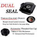 Jmchstore Side Port Screw On Gas Tank For Coleman Bt200x Ct200u Ct200uex Baja Warrior Mb200 Mini Bike Fuel Replacement Hemi