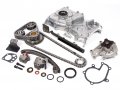 Evergreen Tk3015wopt For Nissan Ka24de Dohc Timing Chain Kit Water Pump And Oil 