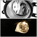 Auto Dynasty Fog Lights Assembly For 2010-2011 Camry Front Bumper Driving Lamps W Switch Driver And Passenger Side Clear Lens