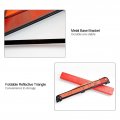 43a 39cm 16 9a 15 4in Reflective Warning Triangle Foldable Car Emergency Fault Sign Board Roadside Safety With Reinforced Cross