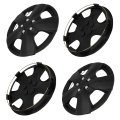 Universal Hubcap Wheel Covers 15 In Black Abs Material Rim Cover For Acura Chevrolet Dodge Ford Honda Hyundai Kia Mazda 