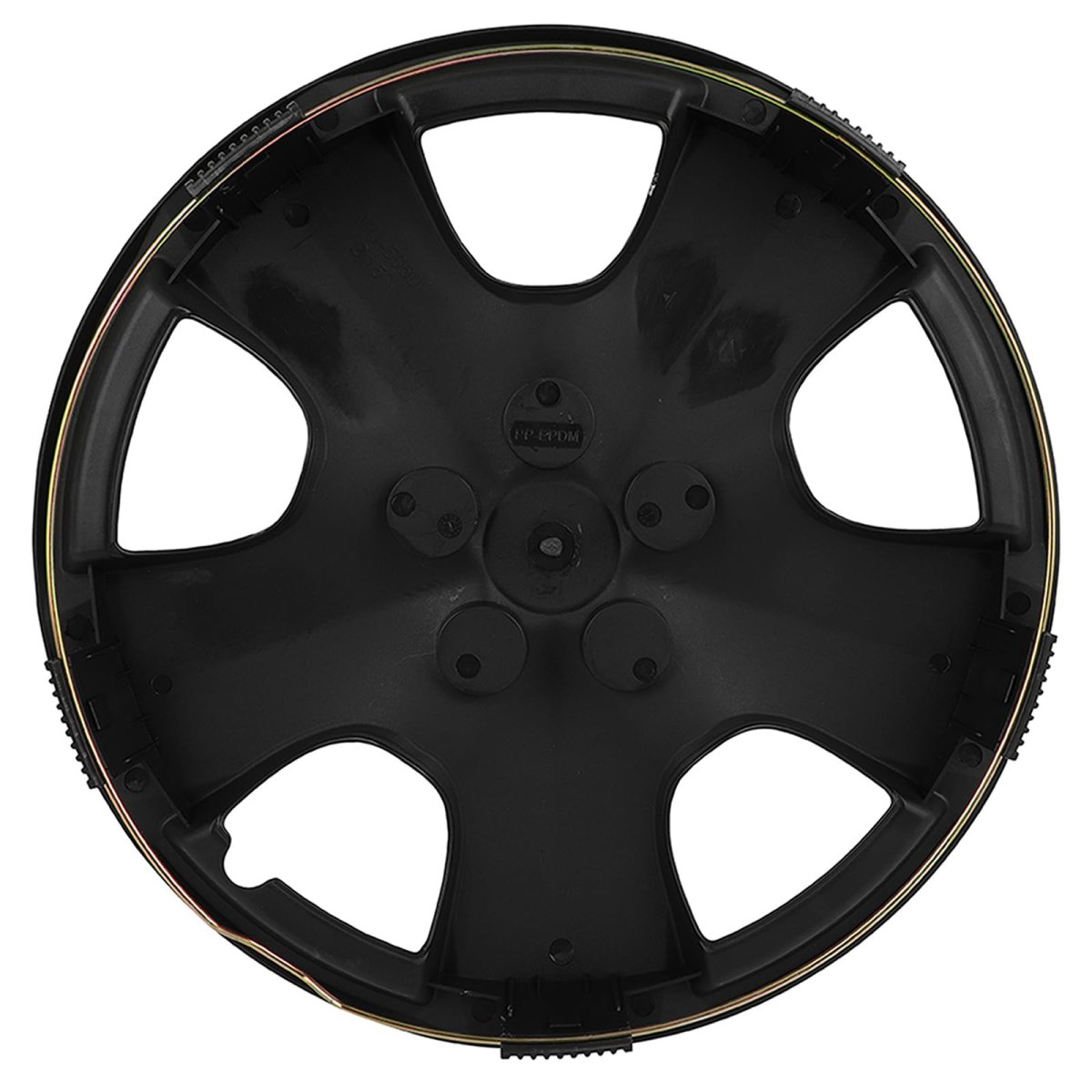 Universal Hubcap Wheel Covers 15 In Black Abs Material Rim Cover For Acura Chevrolet Dodge Ford Honda Hyundai Kia Mazda