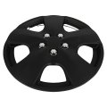 Universal Hubcap Wheel Covers 15 In Black Abs Material Rim Cover For Acura Chevrolet Dodge Ford Honda Hyundai Kia Mazda