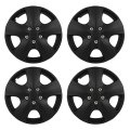 Universal Hubcap Wheel Covers 15 In Black Abs Material Rim Cover For Acura Chevrolet Dodge Ford Honda Hyundai Kia Mazda