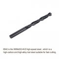 Uxcell 6542 High Speed Steel Straight Shank Twist Jobber Drill Bit Fully Ground Black Oxide Bits 9 3mm Diameter 125mm Total