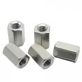 Stainless Steel 304 Coupling Nuts Hex Long M3 M4 M5 M6 M8 M10 M12 M14 M16 M18 M20 M24 Din6334 M8x40mm Pack 20 