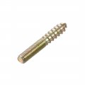 Uxcell M6 Hanger Bolts Length 1-5 8 40mm Double Headed Self-tapping Screw 6mm Wood Joint Furniture Legs 10pcs