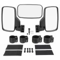 X Autohaux 1 75 2 Clamp Utv Rear View Center Side Mirror Set For Polaris Rzr Ranger Yamaha Kawasaki Honda Can Am
