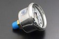 Autobahn88 Fuel Pressure Regulator Gauge Wide 42mm 1 7 0-150 Psi 0-10 Bar Oil Filled Made In Taiwan