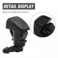 Hoypeyfiy 2pcs Windshield Wiper Nozzles 68260029aa Washer Fluid Jet Replacement For Dodge Challenger 2011-2017 Charger