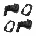 Hoypeyfiy 2pcs Windshield Wiper Nozzles 68260029aa Washer Fluid Jet Replacement For Dodge Challenger 2011-2017 Charger