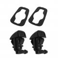 Hoypeyfiy 2pcs Windshield Wiper Nozzles 68260029aa Washer Fluid Jet Replacement For Dodge Challenger 2011-2017 Charger