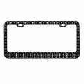 Pilot Automotive Swr-0609e License Plate Frame Special Edition Swarovski Crystal Enhanced Black With Diamond Pattern And 48 