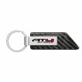 Ipick Image For Gmc At4 Silver Metal Plate Carbon Fiber Texture Black Pu Leather Key Chain Keychain Official Licensed