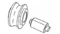 Sliding Window Replacement Roller Concave Metal Wheel 39 64 Diameter Package 