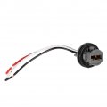 Qiilu Brake Light Connector 2 Pcs Harness T20 Plug 7443 Car Bulb Holder Adapter Led