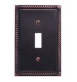 Amerelle 54tvb Georgian 1 Toggle Wallplate Aged Bronze 