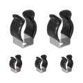 5pcs T5 U Clips Holder Bracket Stainless Steel Led Fluorescent Tube Clip Lamp Support Pipe Clamps For 11mm 7 16 Light Bulb Rod 