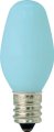 Ge Lighting 26223 4-watt Specialty C7 Incandescent Light Bulb Blue 2-pack 