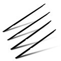 Premium Window Molding Trim Perfect Fit For 1991-1997 Land Cruiser 1996-1997 Lexus Lx450 Replaces 75710-60021 75720-60021 