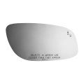 Fits 10-19 Taurus Right Pass Mirror Glass Lens W Blind Spot Detection Icon 