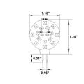 Makergroup 12v G4 Led Bulb 3w Bi-pin Round Wafer Disc Light 20-30 Watt Equivalent Daylight White 6000k For Puck Lights In Rv 