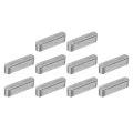 10pcs Round Ended Feather Key 5 X 20mm Carbon Steel Parallel Drive Shaft Stock Machine Keyway For Type Fastening Connection 