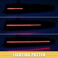 A Absopro Led Side Marker Light 10440721 Rear Turn Signals Fender Sidemarker Lamps For Chevy Corvette C6 2005-2013 Black Lens