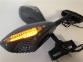 Hongk- Turn Signal Integrated Mirrors Compatible With Yzf 600 R1 Fzr600 Fz1 Fzr Carbon B01dojarc4