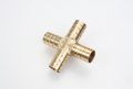 Autobahn88 4-way Cross Brass Copper Vacuum Hose Joiner Connector Od 12mm 1 2
